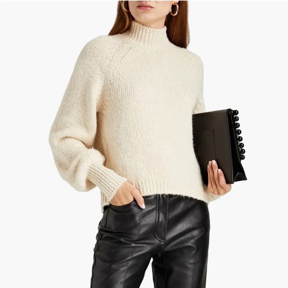 Maje Boucle Knit Sweater